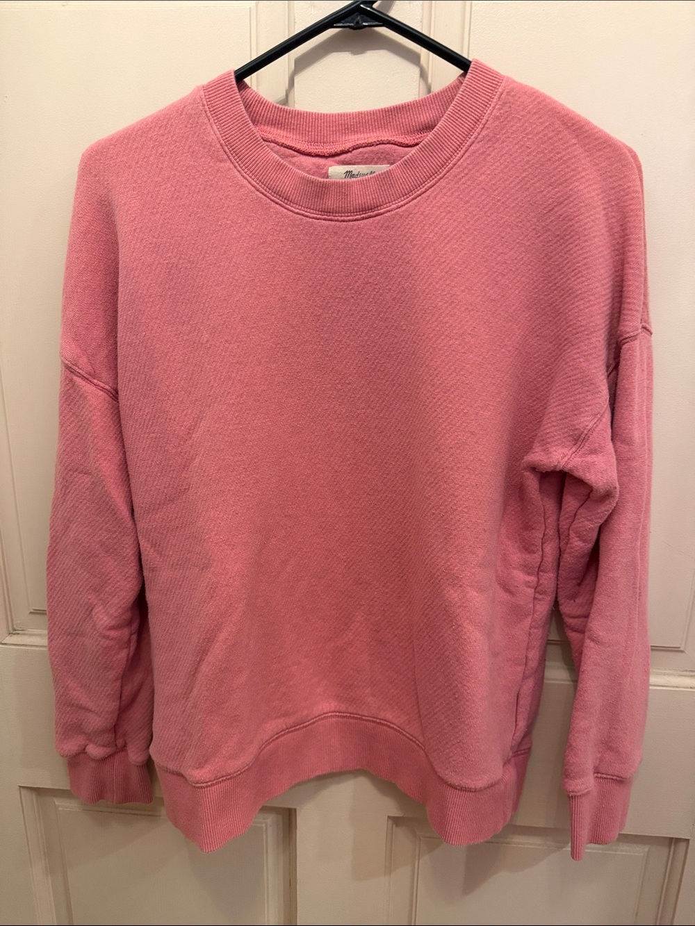 Madewell Rose Pink Crewneck Sweatshirt